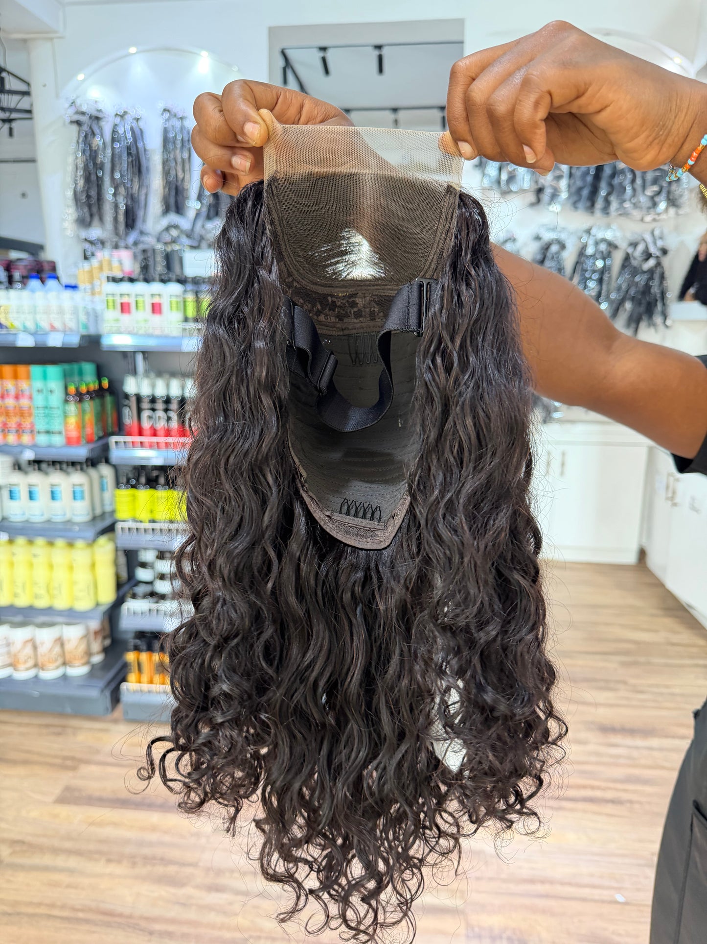 4x4 Closure Double Drawn Waterwave Wig -NZ