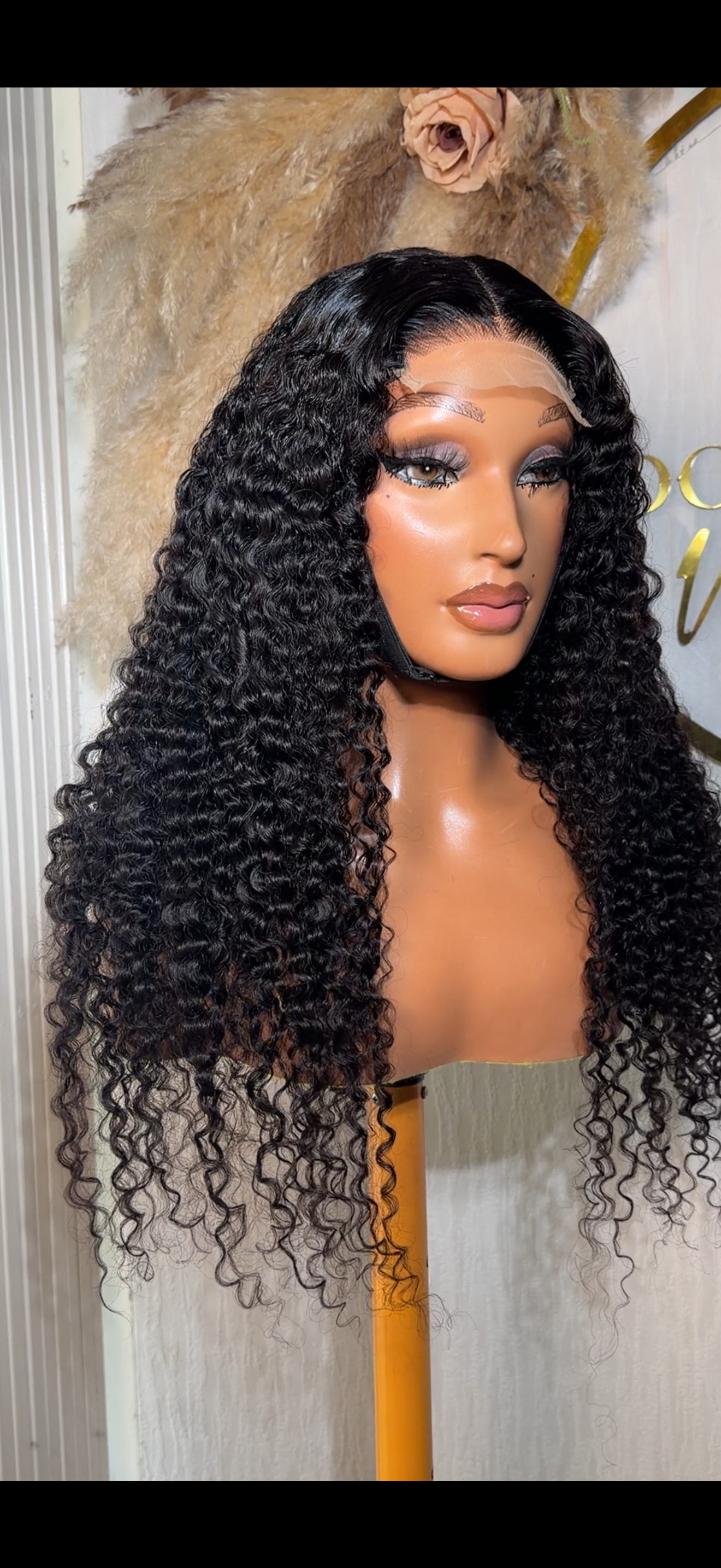RY Peruvian Wet Jerrycurl 4x4 Closure Wig
