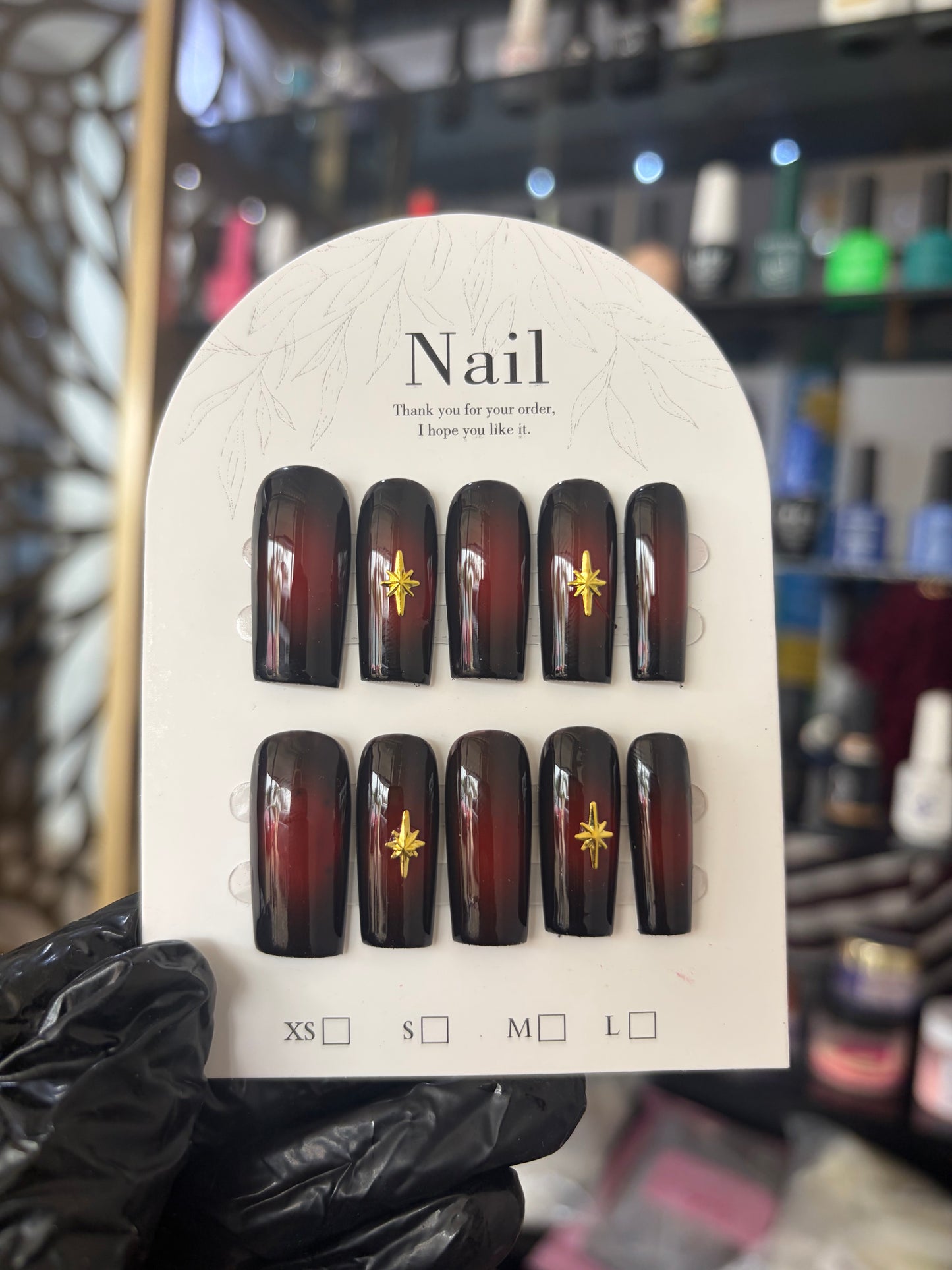 Press on Nails Aura Design