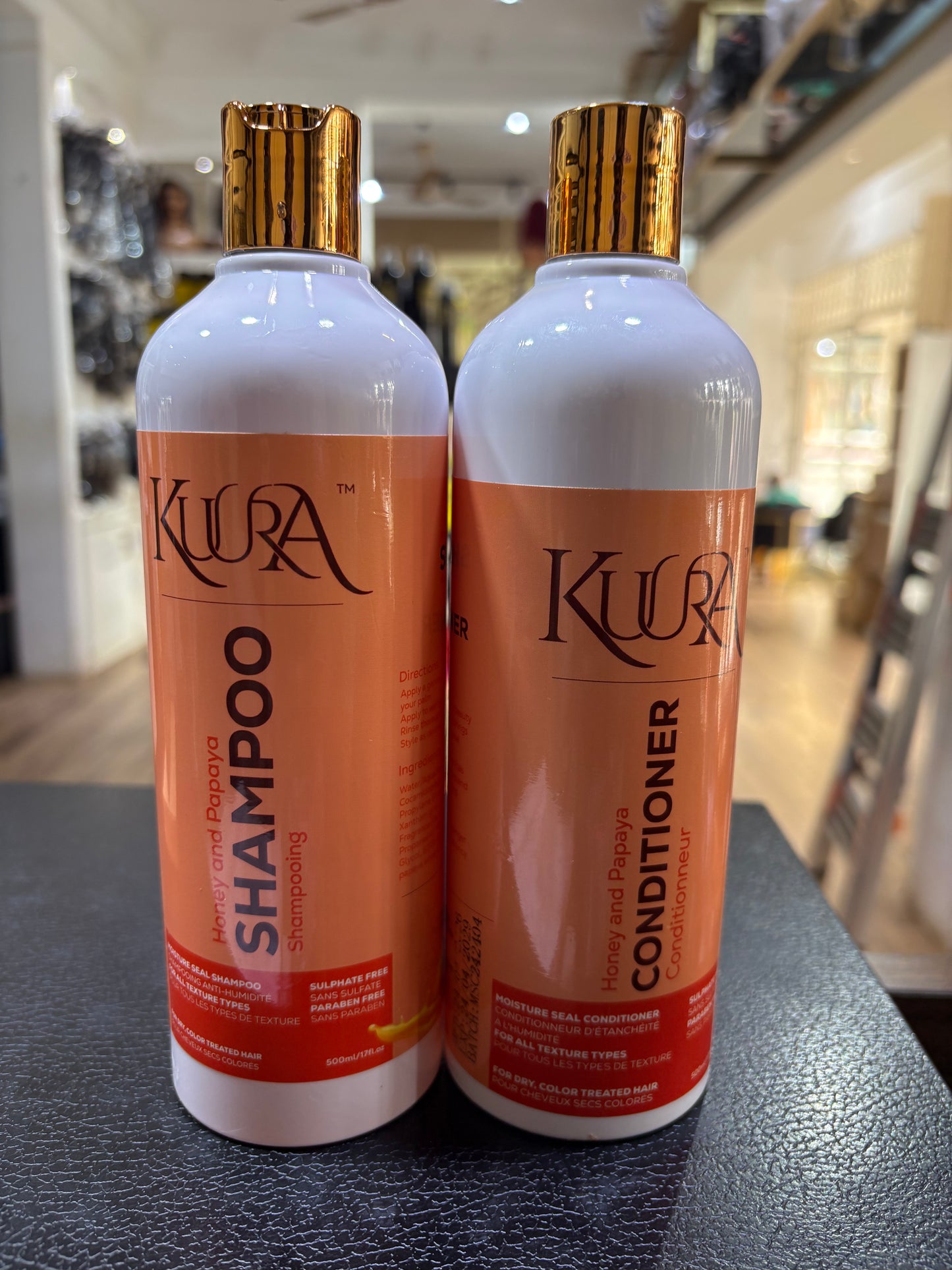 Kuura Hair Products (Honey and Papaya)