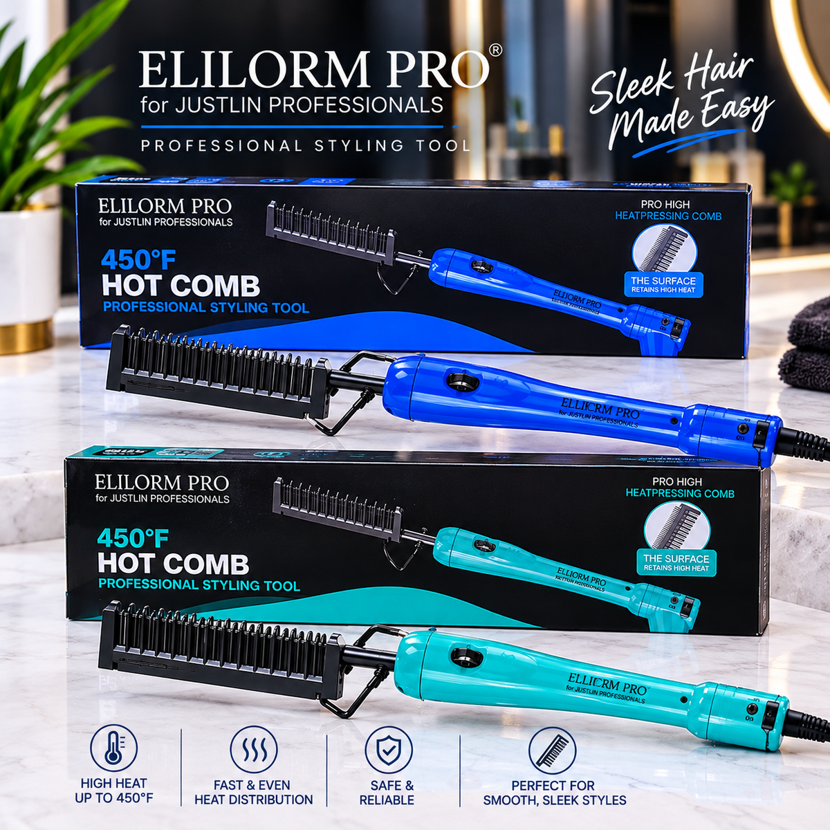 Justlin professional hotcomb