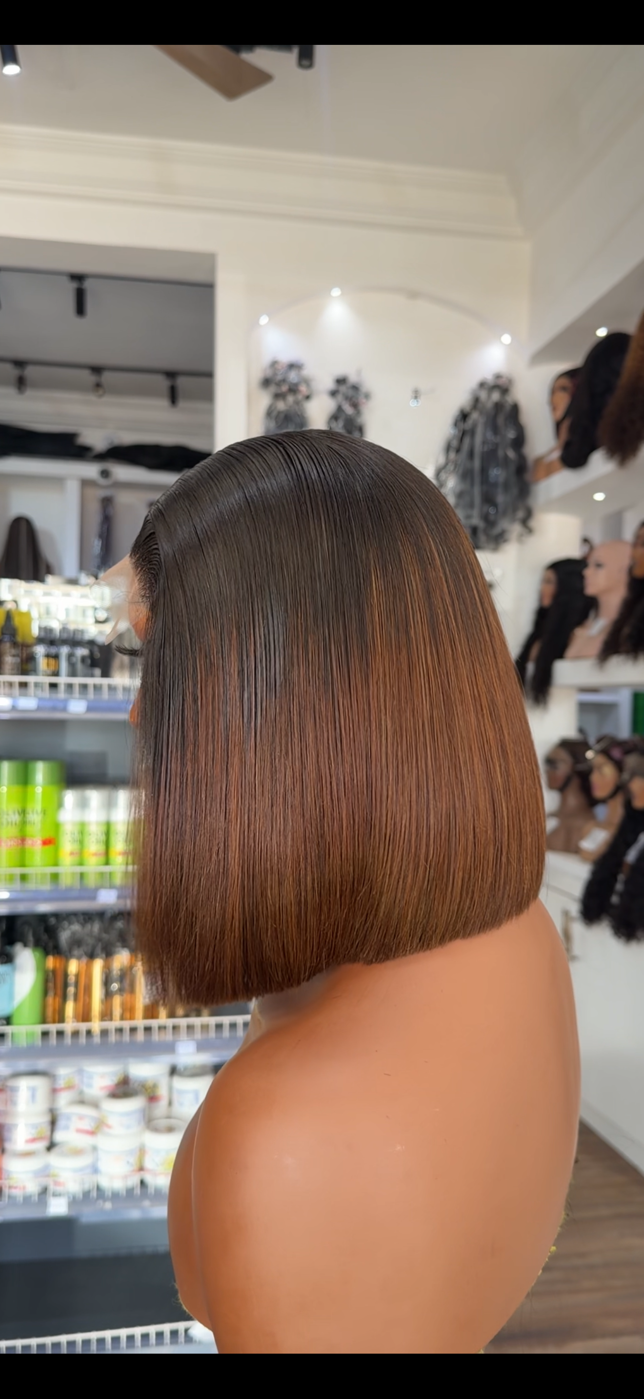 Chinese SDD Bone Straight Wig 1b/Brown