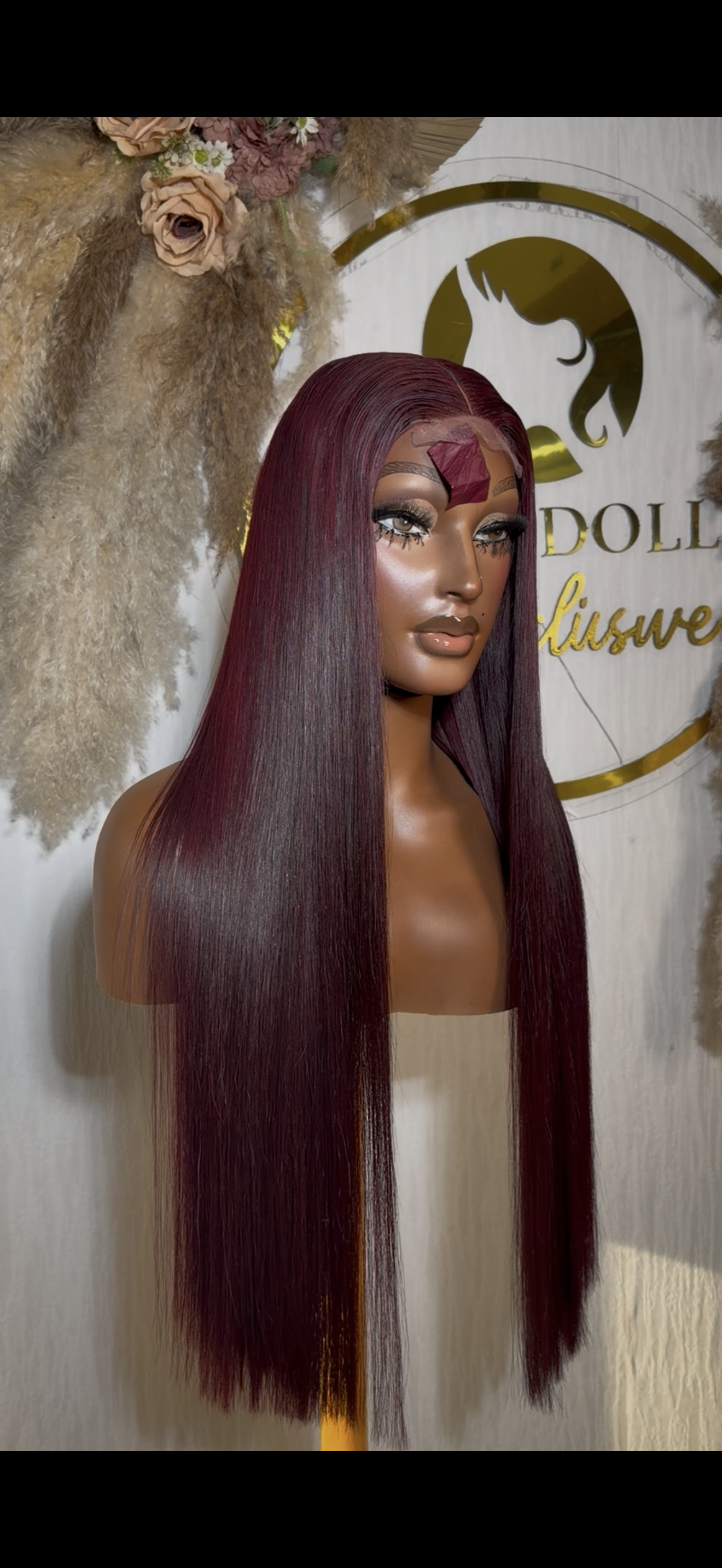 22” Vietnamese SDD Bone Straight 2*6 Kim k Wig - #99J