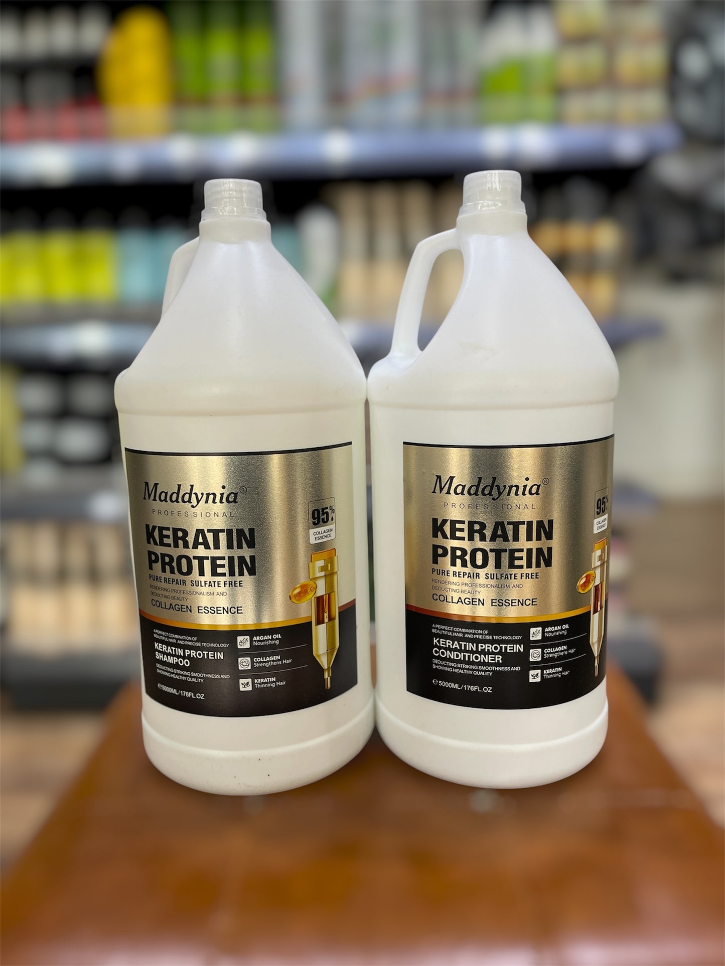 Keratin Protein Shampoo n Conditioner 5000ml