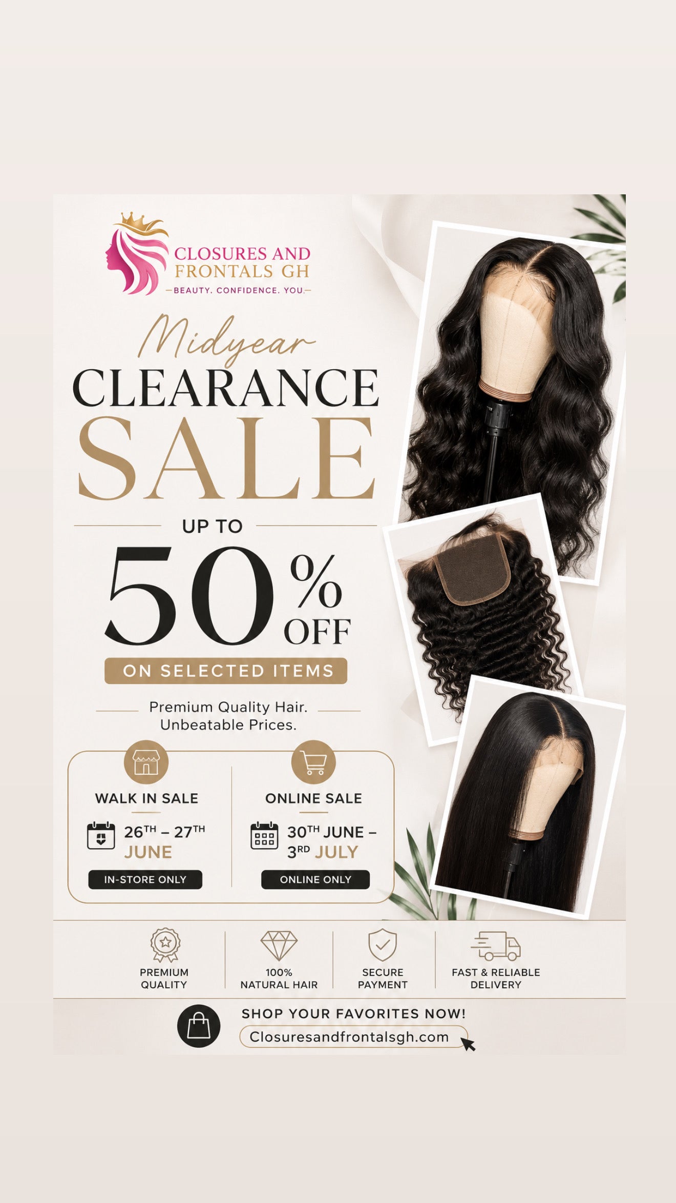 MIDYEAR CLEARANCE SALES  🎊