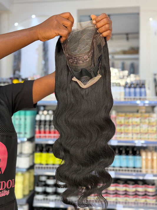 4x4 Closure Mongolian Bodywave Wig - PM