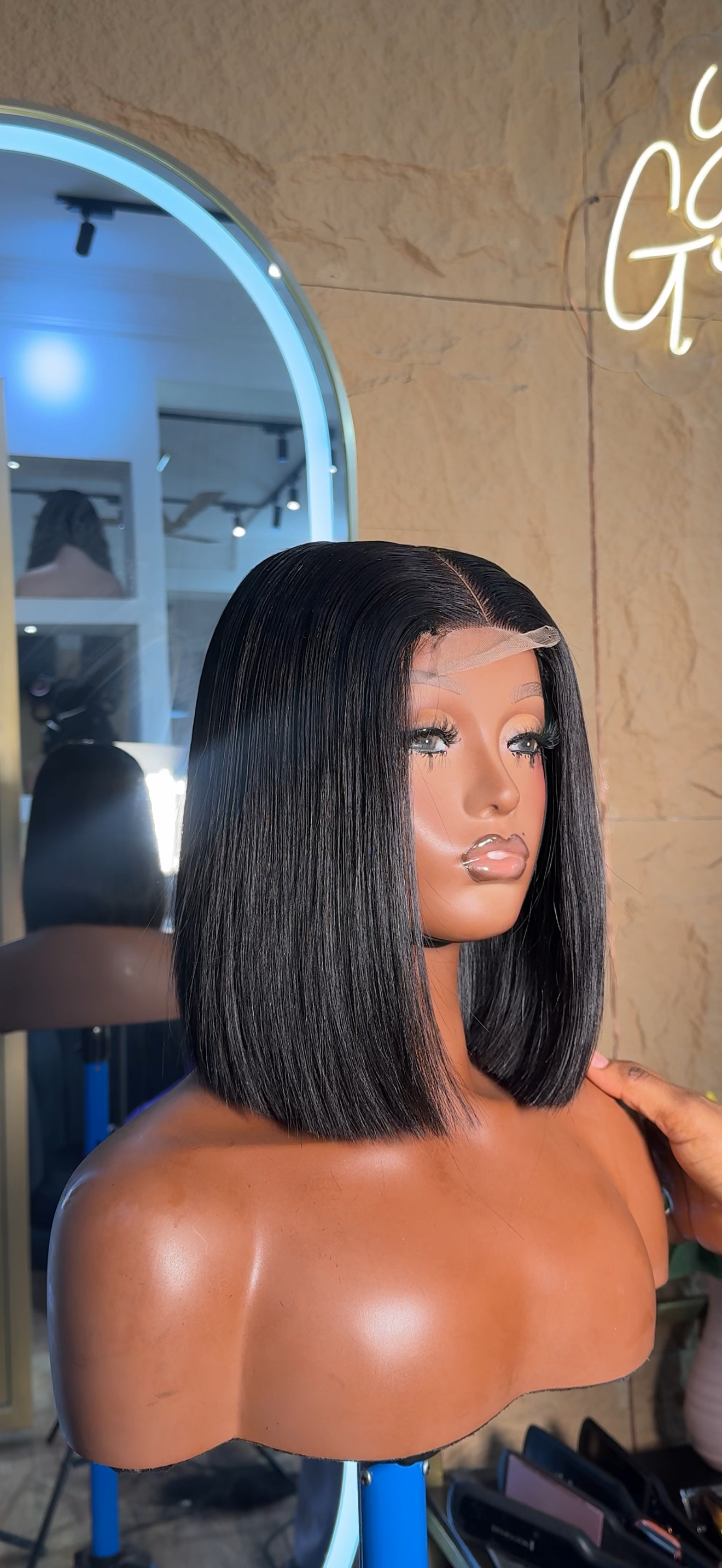 2*6 Kim K Vietnamese SDD Bone Straight Wig