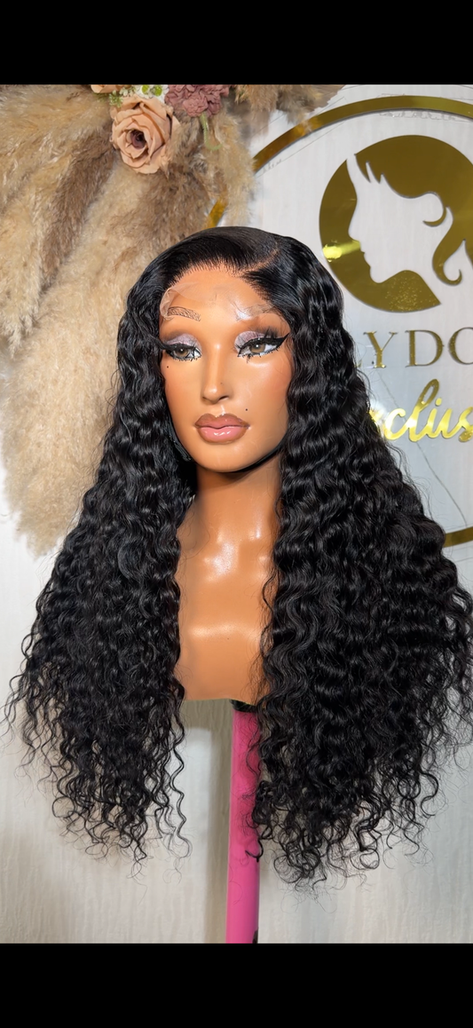 SDD Watercurl 5x5 Closure Wig Code;M.Q Xy