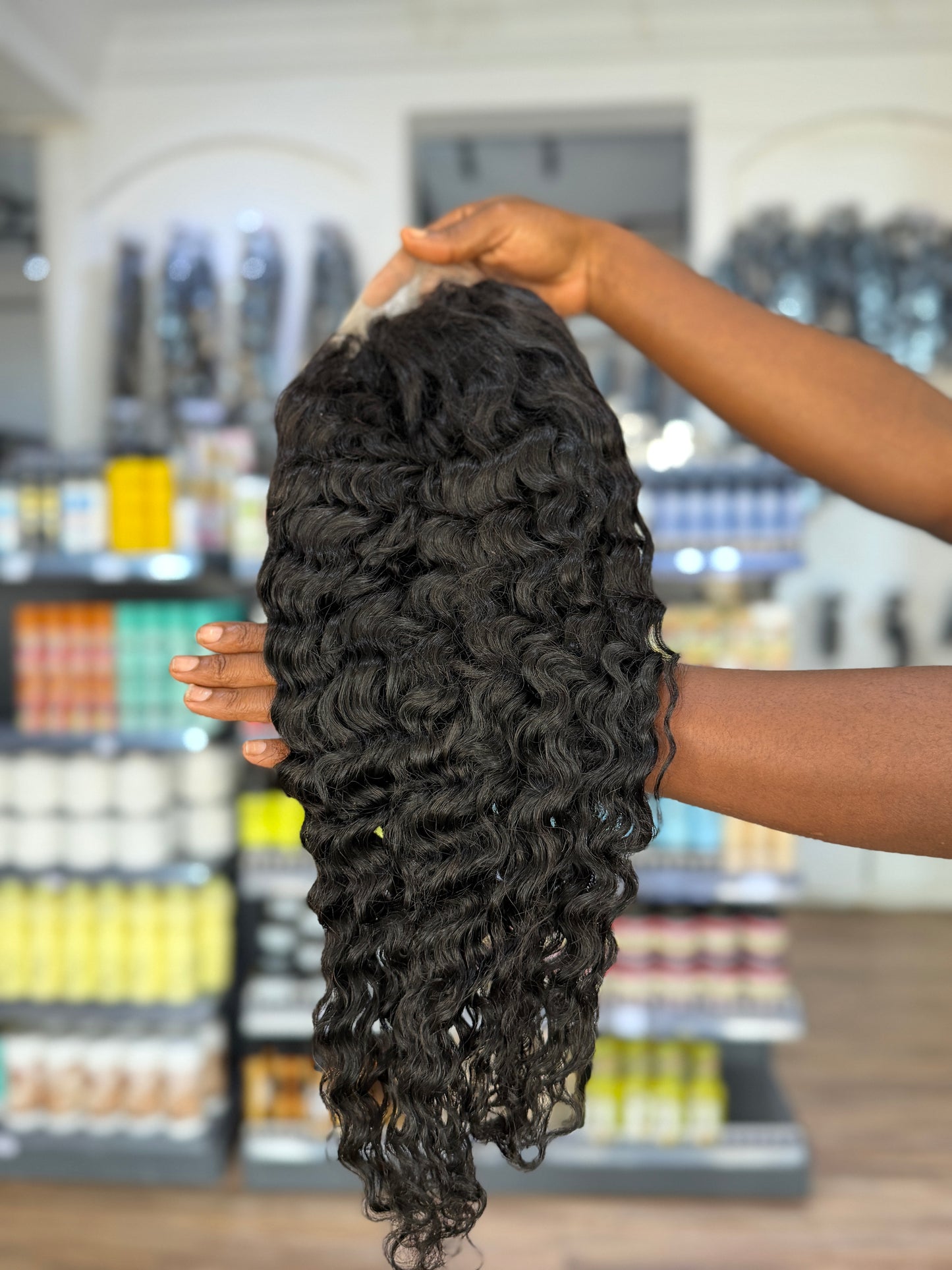 13x4 Frontal Mongolian Deepwave Wig - PM