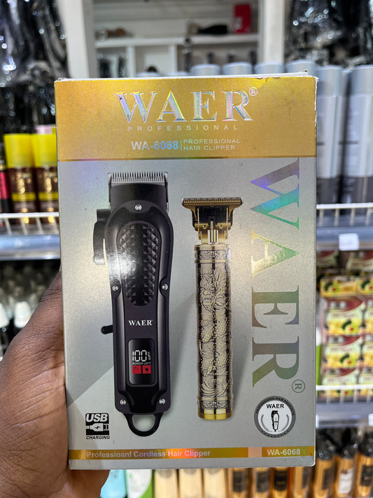WAER Cordless Hair Clipper WA-6068