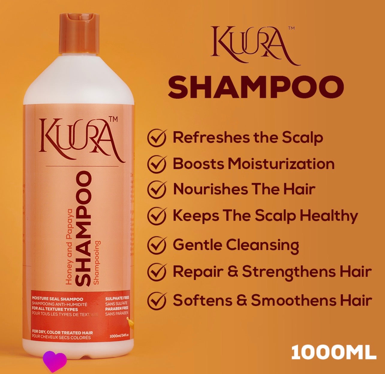 Kuura Hair Products (Honey and Papaya)