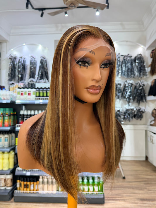 13x4 Frontal SDD Bob Wig - Cran #Piano