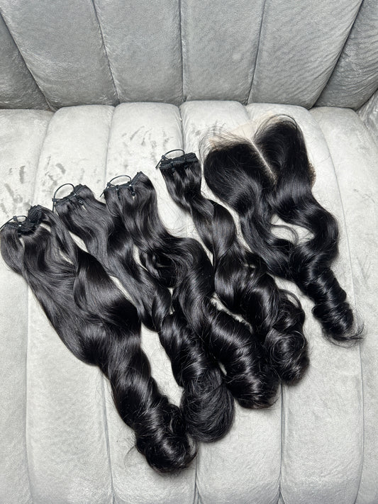 SDD Bouncy Curl + 5x5 Closure