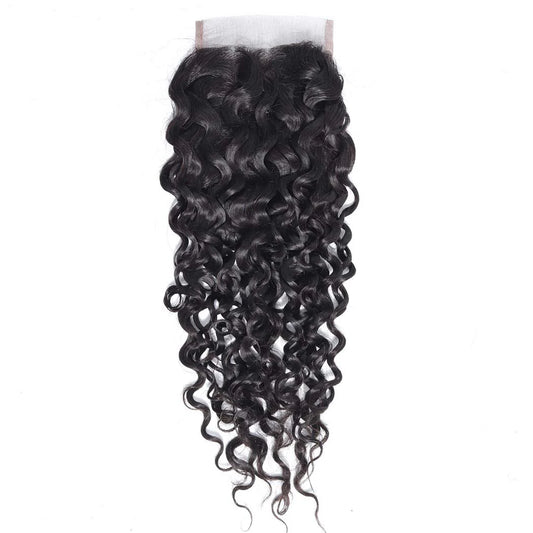 4x4 Wet Curls Lace Closure