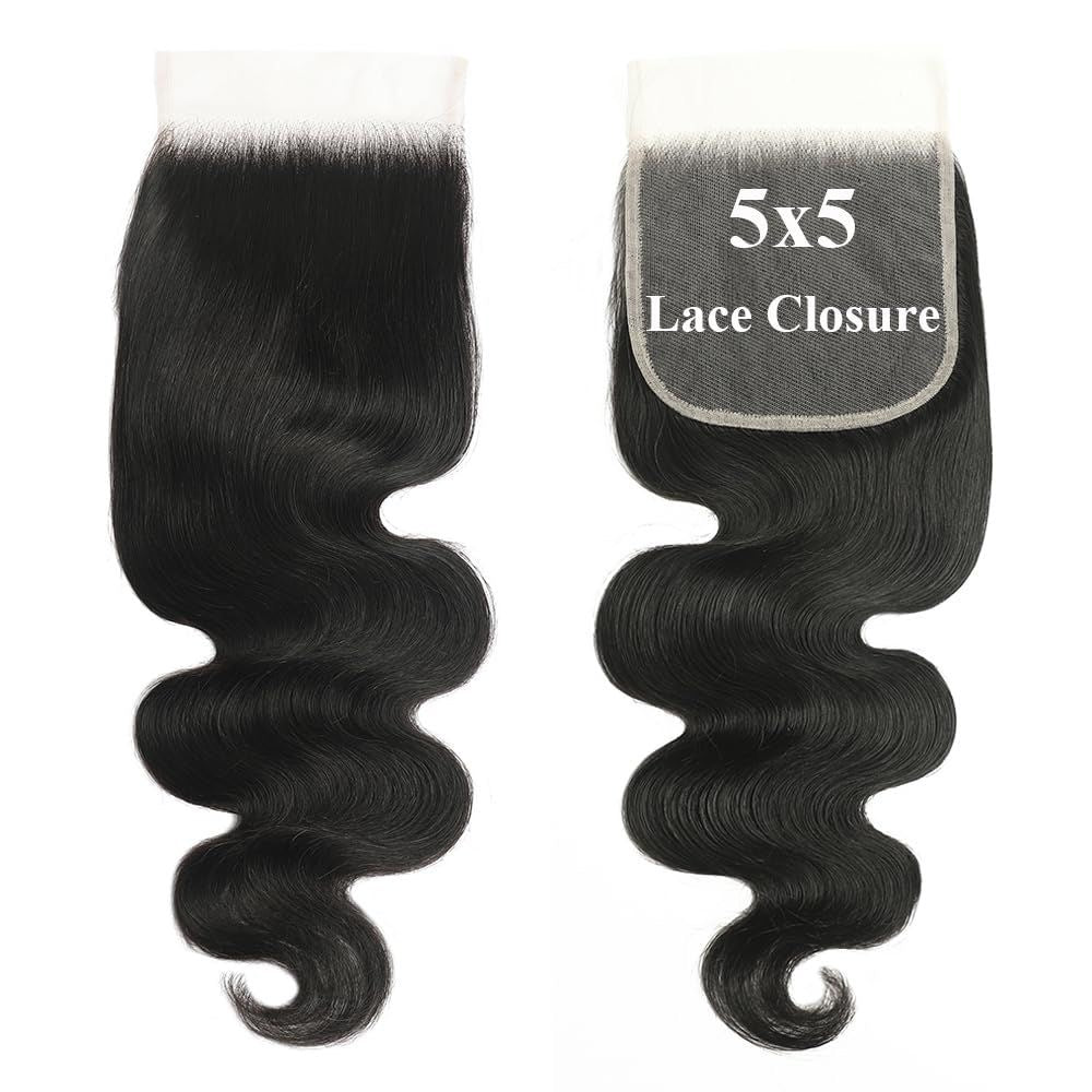 5x5 Bodywave Transparent Lace  Closure