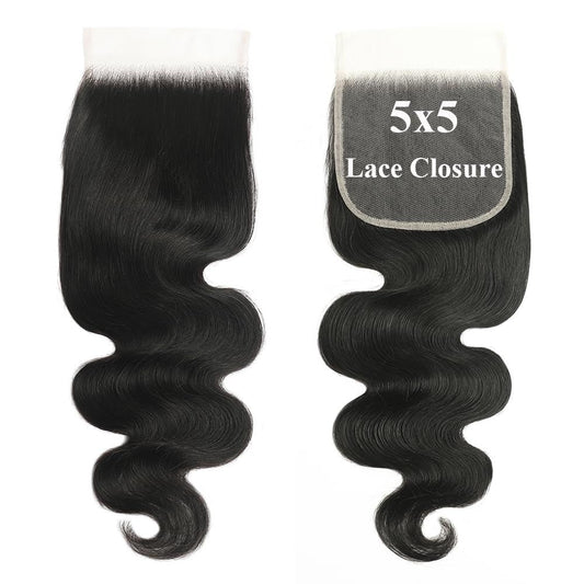 5x5 Bodywave Transparent Lace  Closure