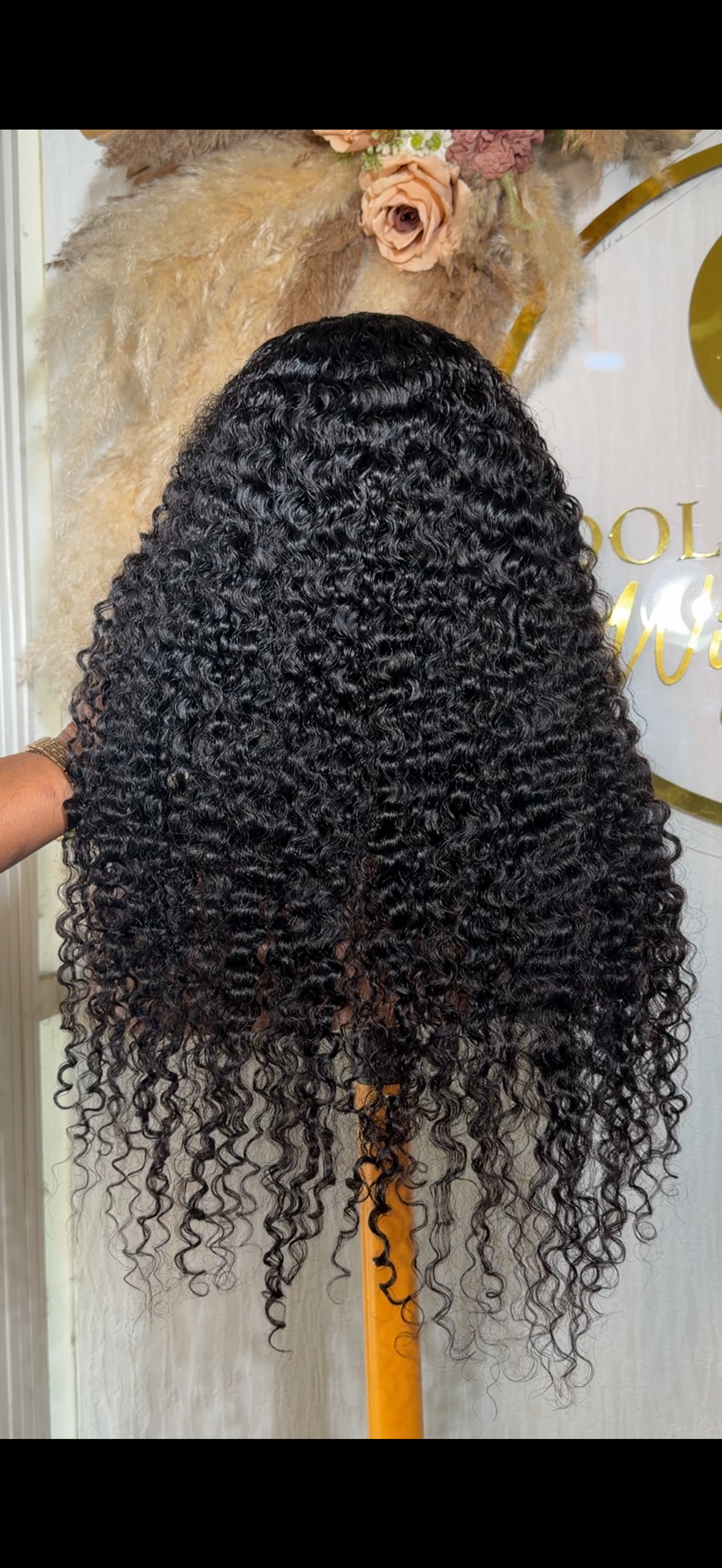 RY Peruvian Wet Jerrycurl 4x4 Closure Wig