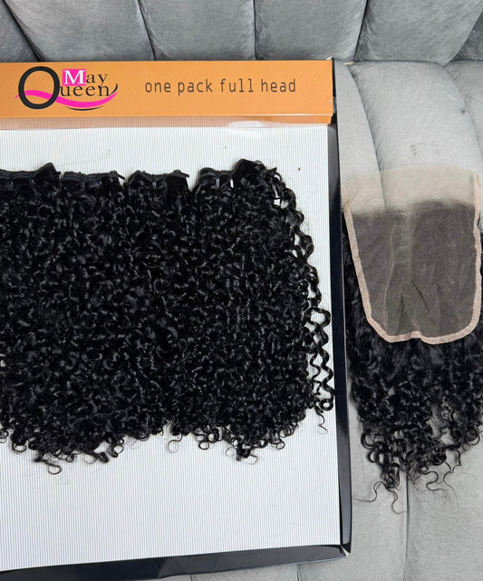 Mayqueen SDD Pixie Curl + 5x5 Closure