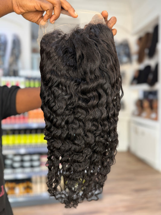 13x4 Frontal Mongolian Deepwave Wig - PM