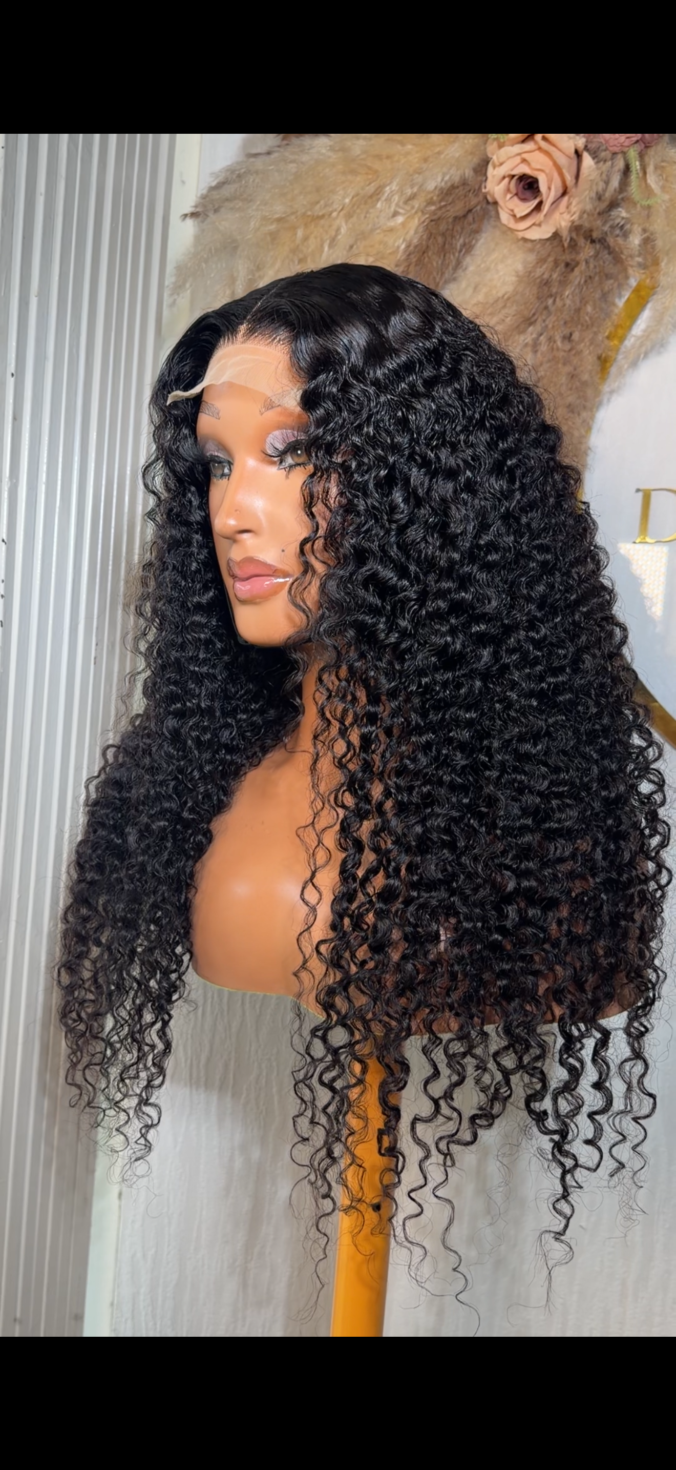 RY Peruvian Wet Jerrycurl 4x4 Closure Wig