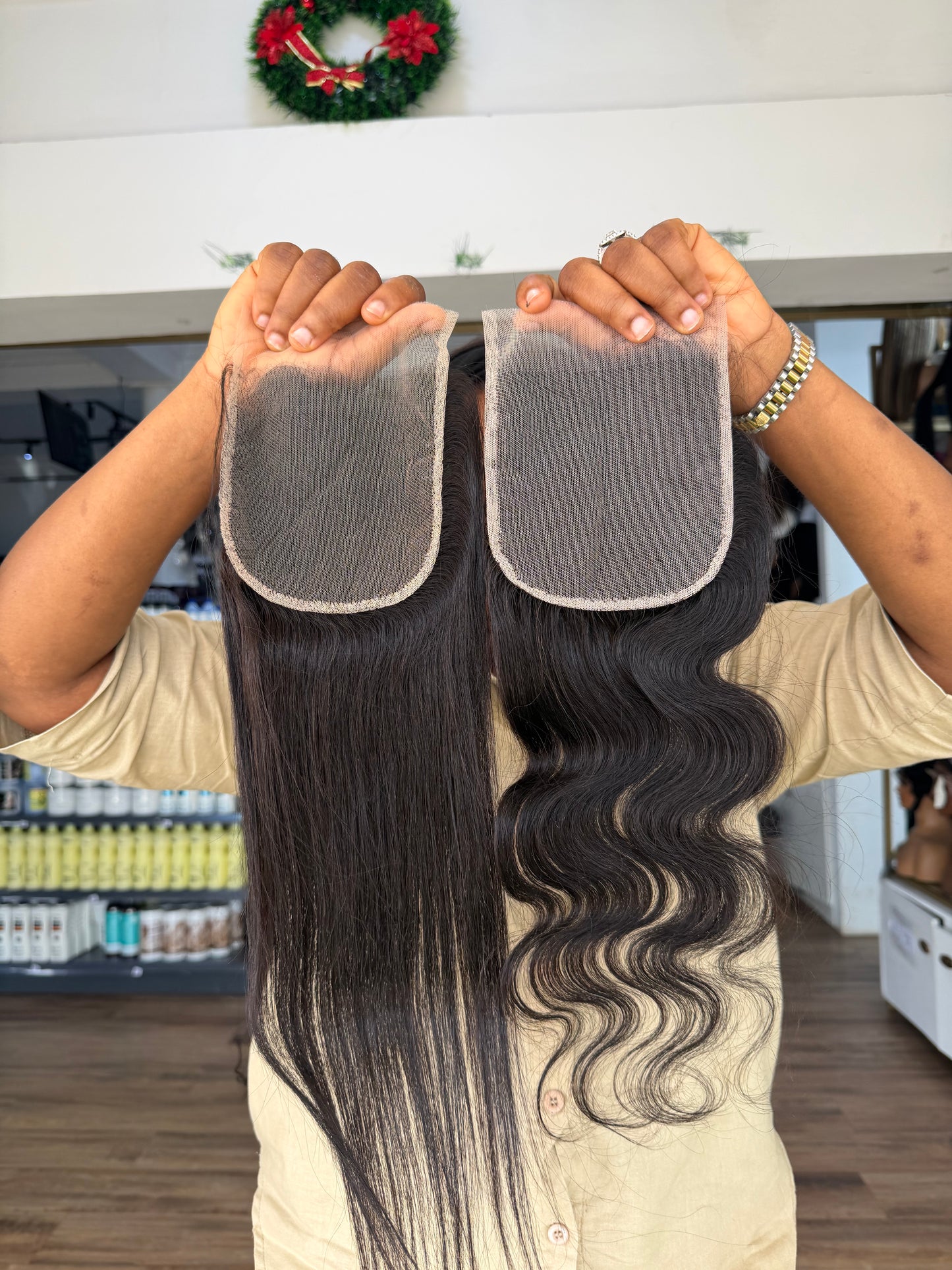 5x5 Transparent Lace Closure Straight