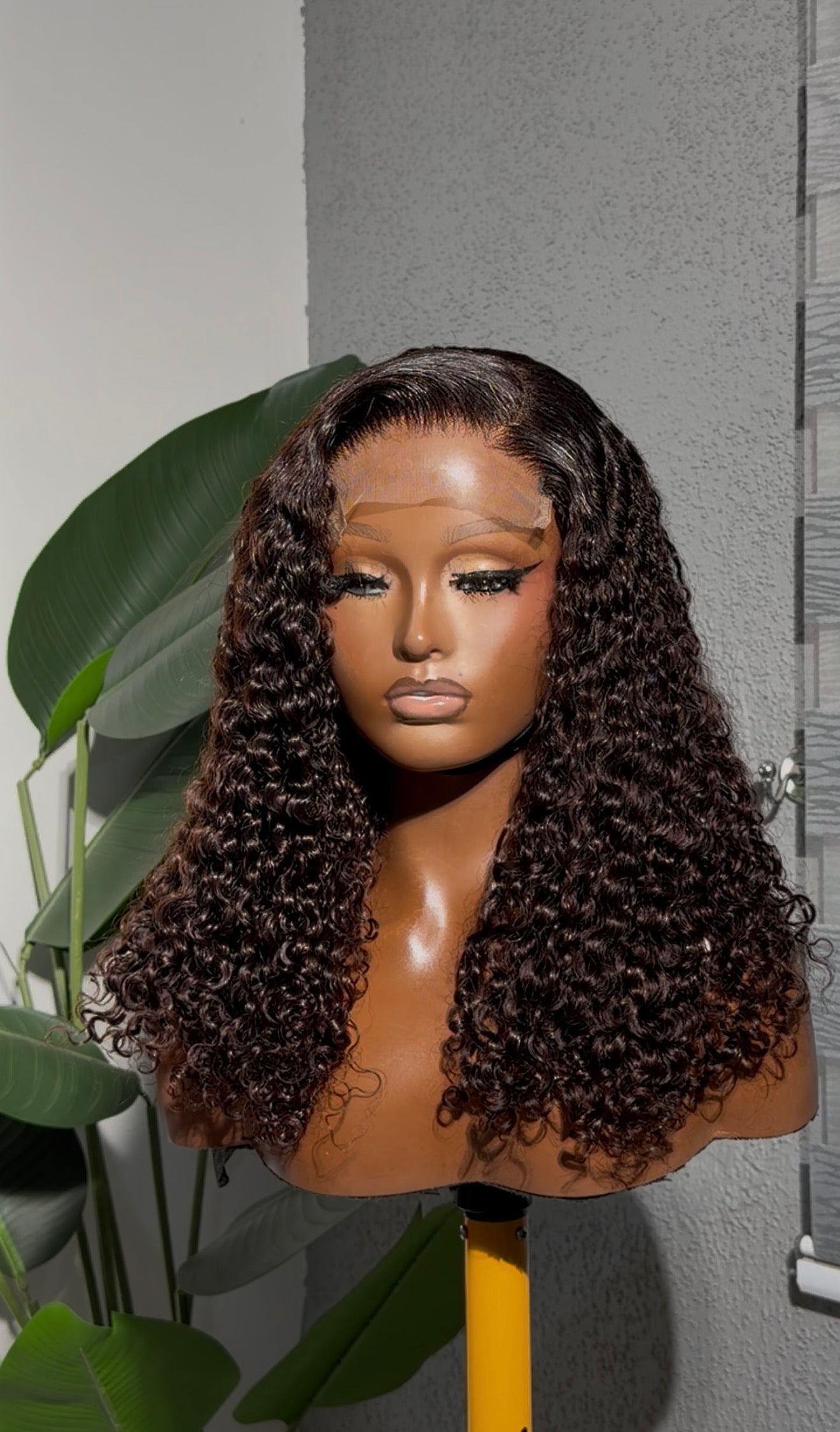 5x5 SDD Burmese Curl Wig Col;Honey Brown