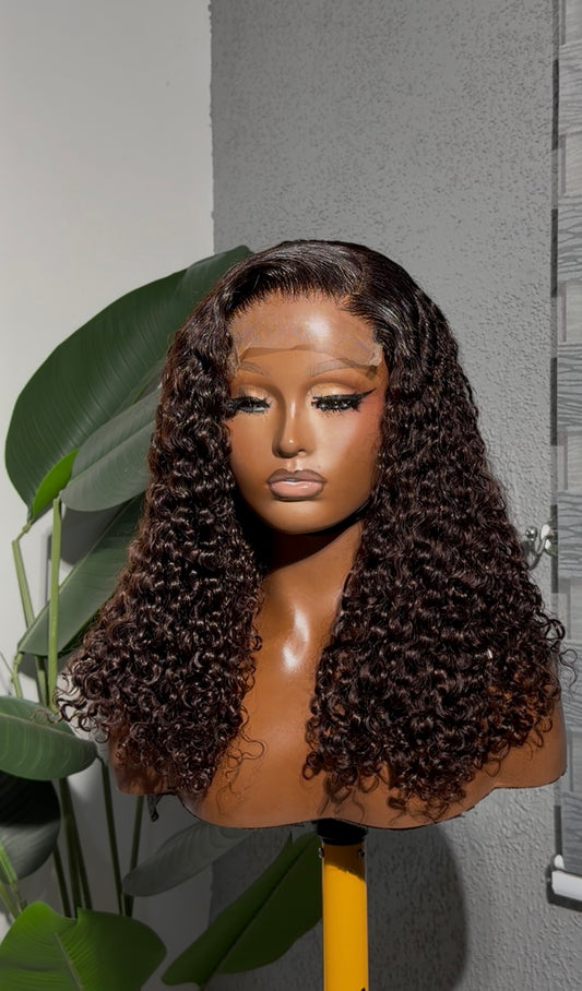 5x5 SDD Burmese Curl Wig Col;Honey Brown