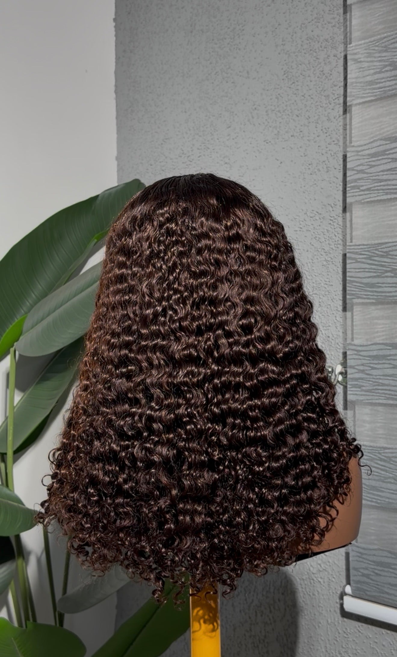 5x5 SDD Burmese Curl Wig Col;Honey Brown
