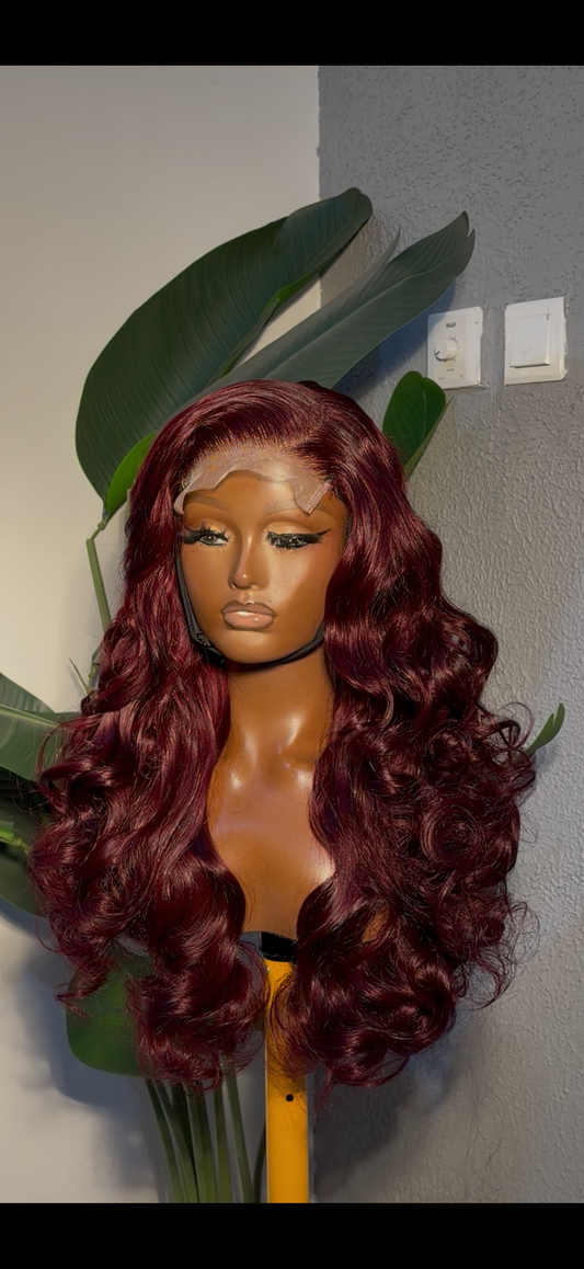 VR Beauty 5x5 Closure SDD Bodywave Wig Col;99j