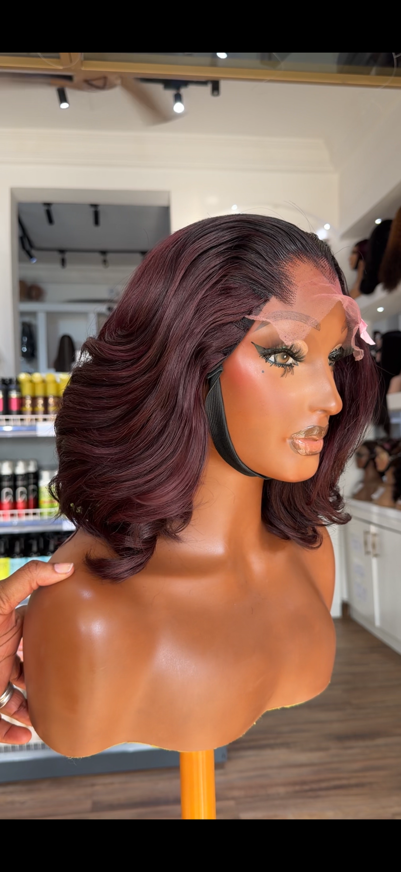 Vietnamese SDD Bouncy 5x5 Swiss Lace Closure Wig Raw Hair