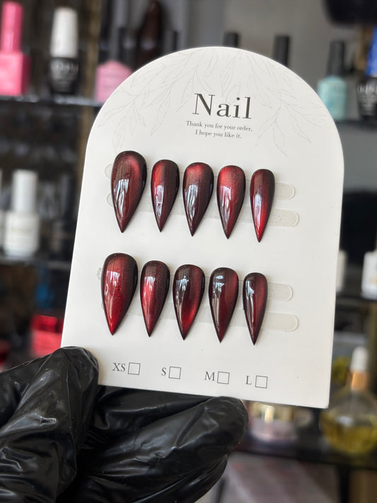 Red Stiletto Cateye