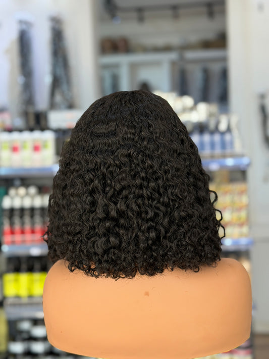 14” Mongolian Curls 4x4 Closure Wig - PM