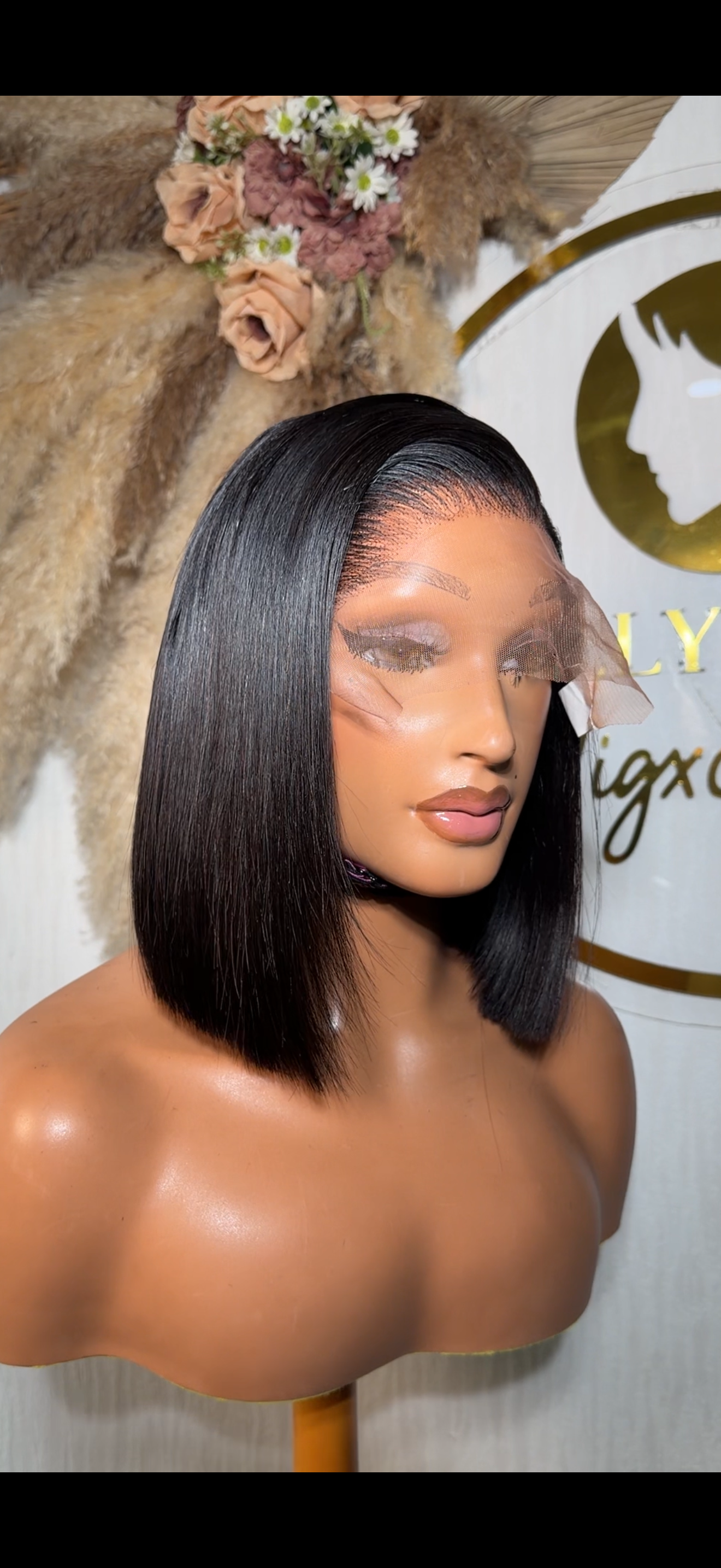8x6 Closure Chinese Bone Straight Wig (Mini Frontal) - BB