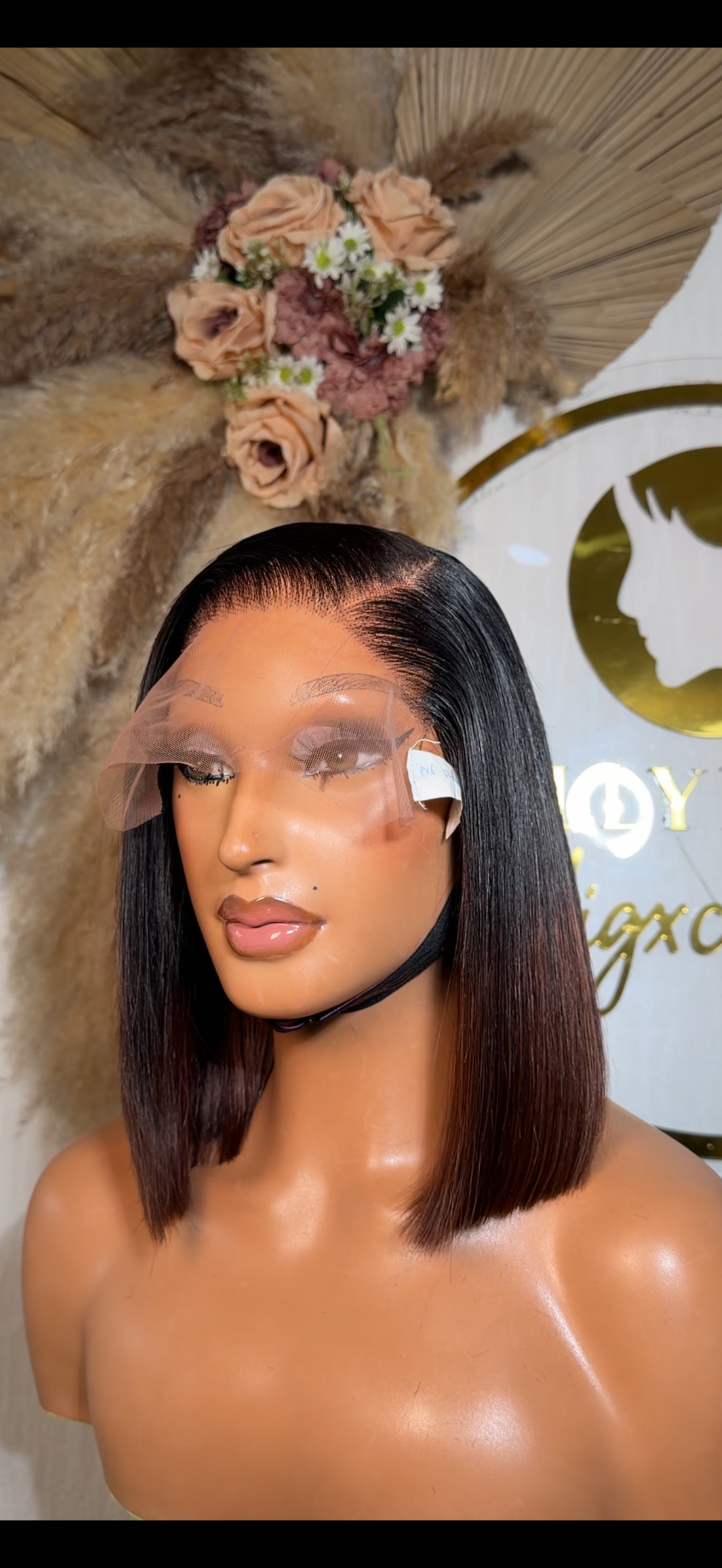 8x6 Closure Chinese Bone Straight Wig (Mini Frontal) - BB
