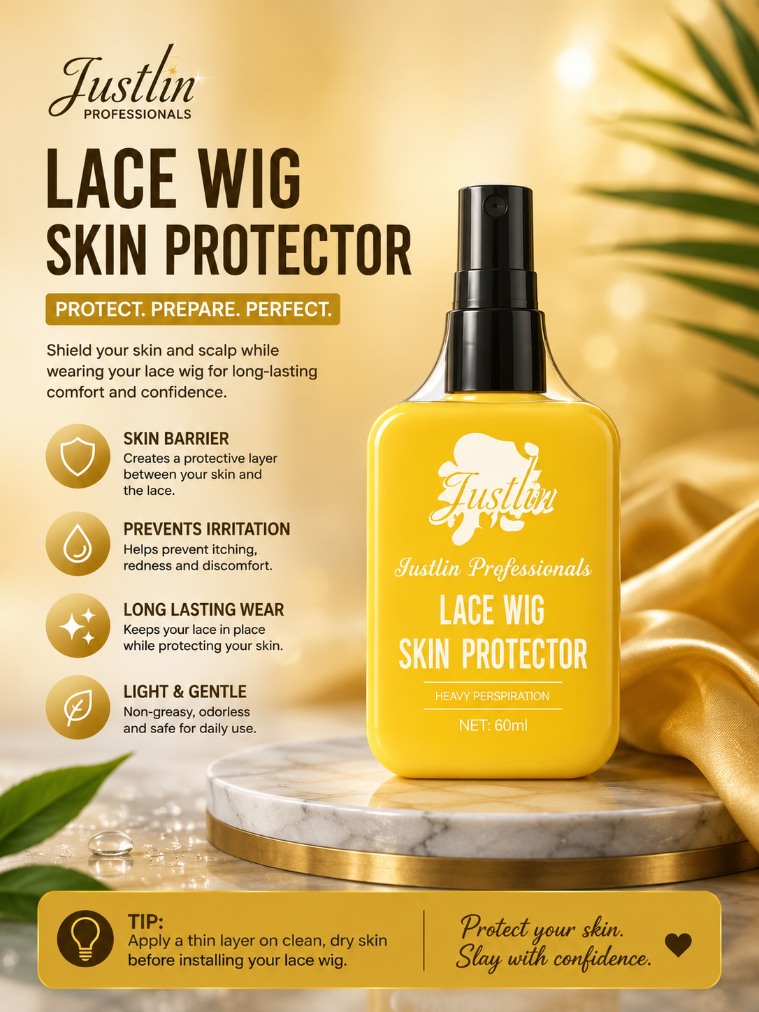 Justlin Professionals Lace Wig Skin Protector
