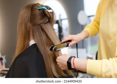 Styling only ( straight hair )