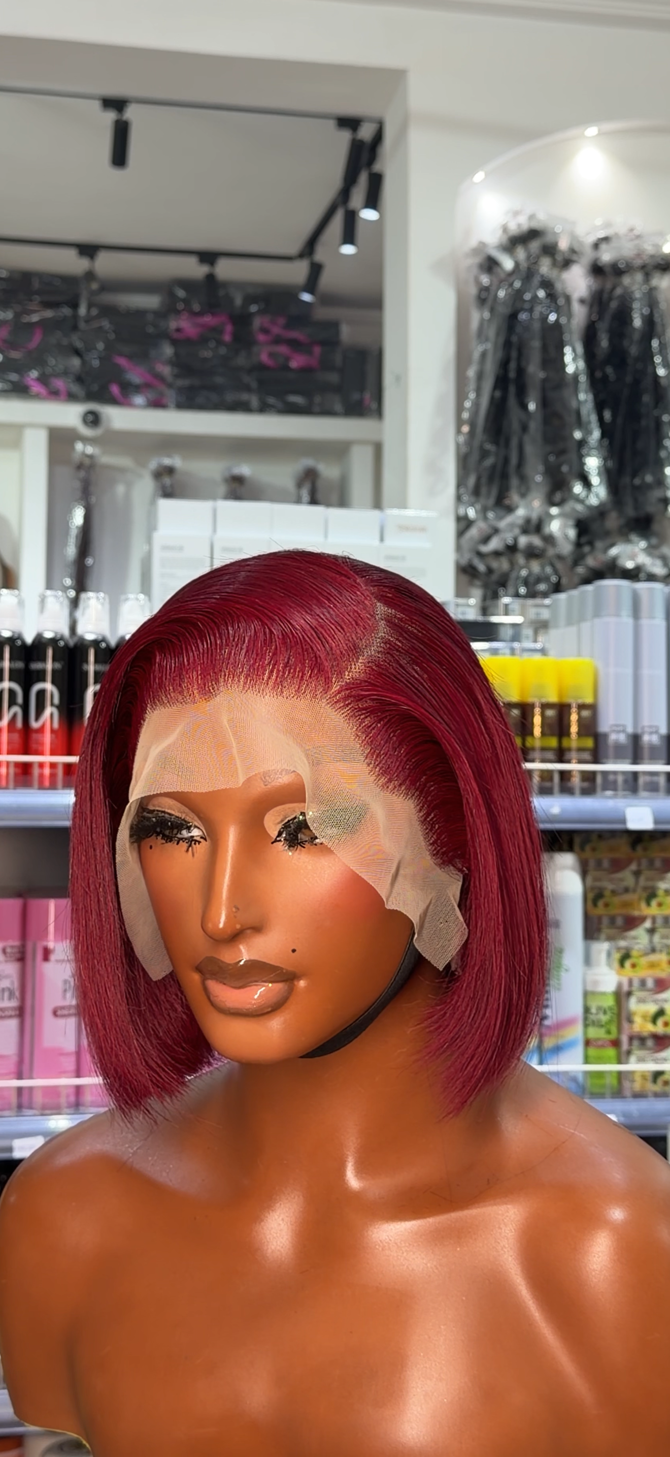 13x4 Frontal Bob Wig 8”..99j..Okayla