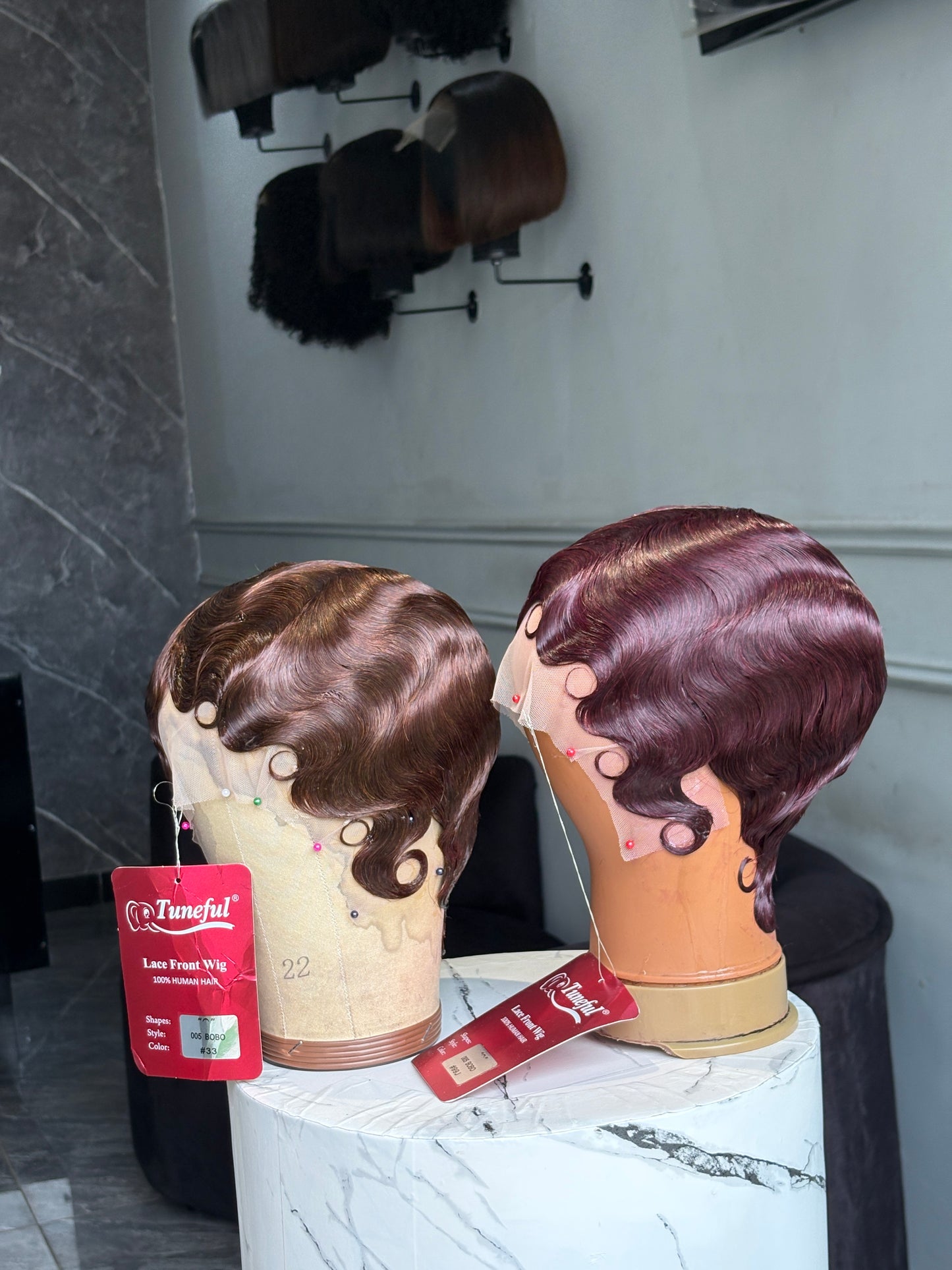 Finger Wave Pixie Cut