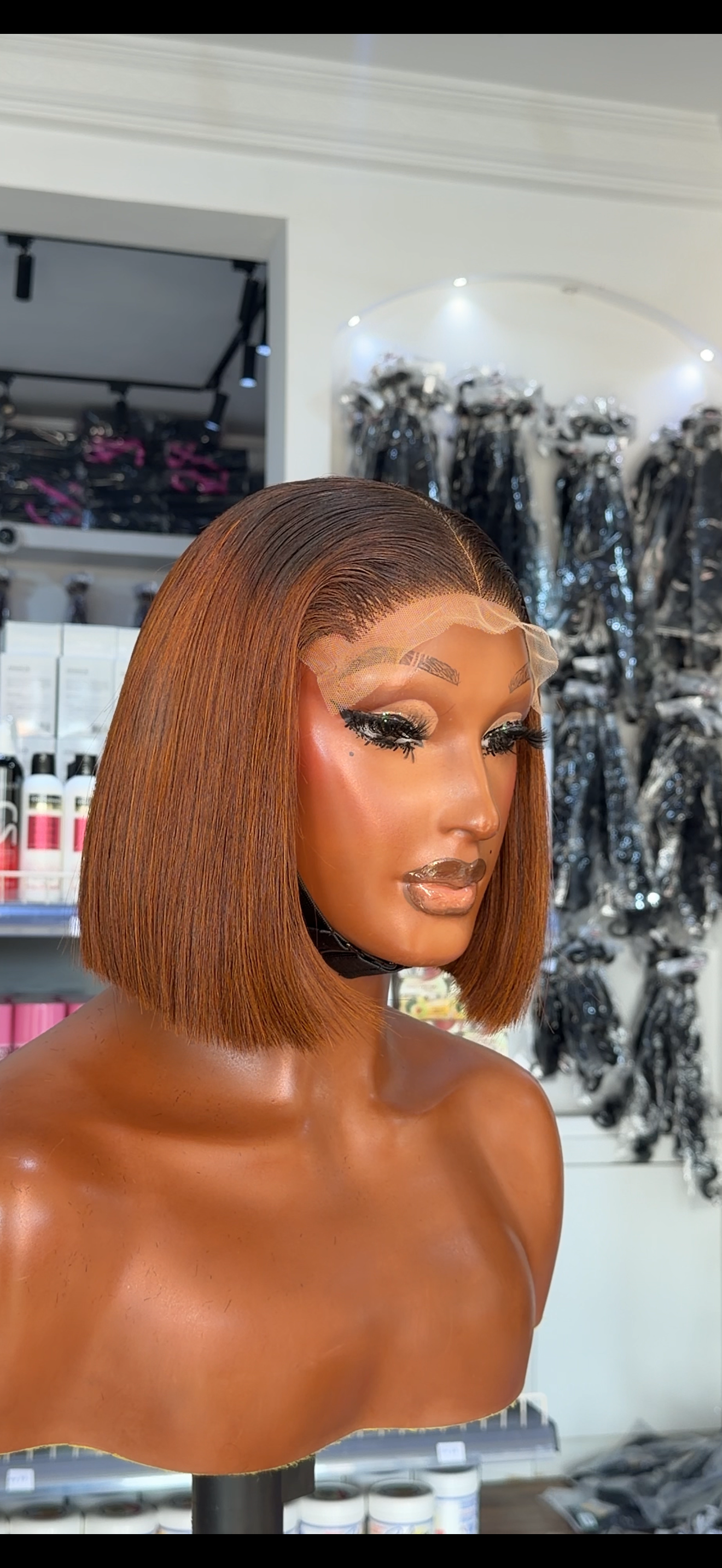 Vietnamese SDD Virgin Bone Straight 5x5 Swiss Lace Closure…#1b/Golden Brown