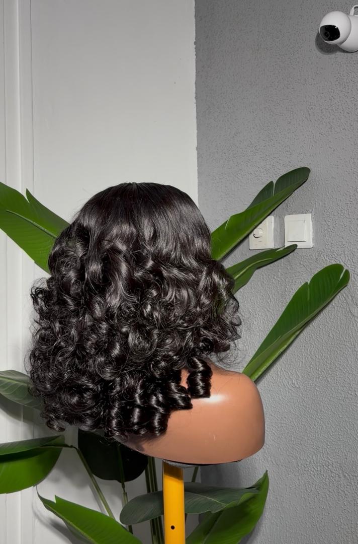 20” SDD 4x4 Closure Bounce Wig - Pride Black