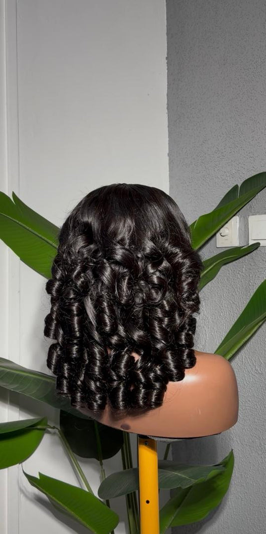 20” SDD 4x4 Closure Bounce Wig - Pride Black