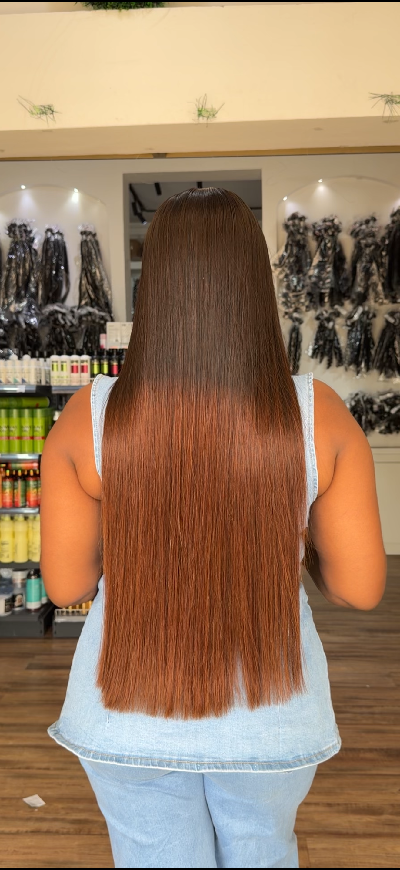 HD 5x5 SDD Silky Straight Wig T2/4