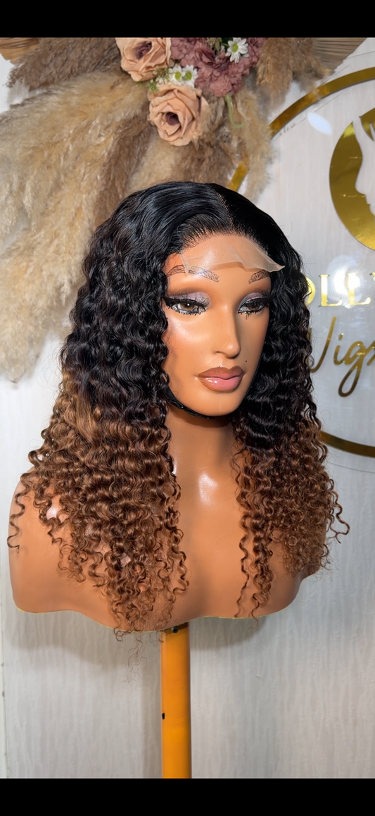 Italian Curl 4x4 Closure Wig 1b/4 - VLS