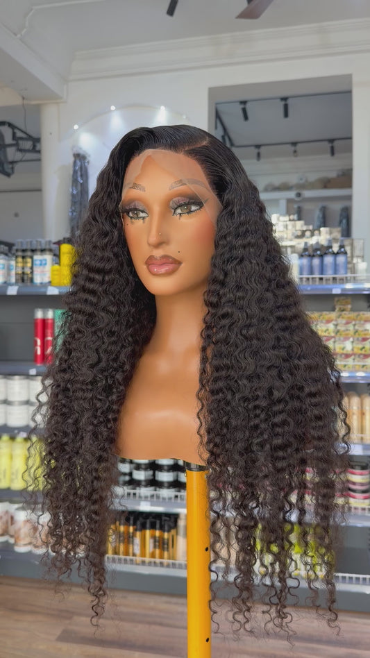 13x4 Frontal Ocean Curl Wig